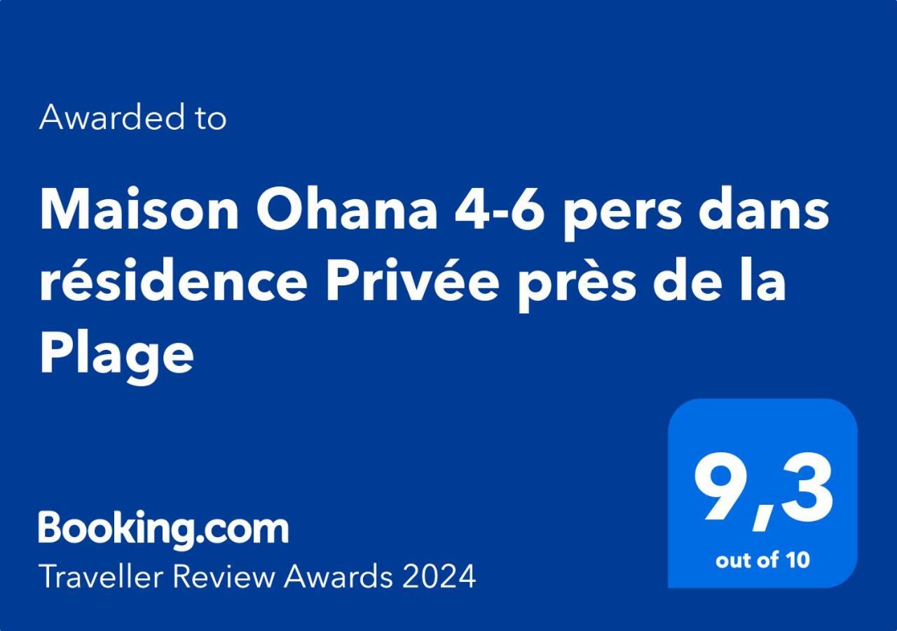 Maison Ohana 4-6 Pers Dans Residence Privee Pres De La Plage كانيه المظهر الخارجي الصورة